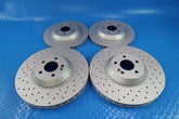 Mercedes S class S550 S560 Maybach front rear brake disc rotors TopEuro #11165
